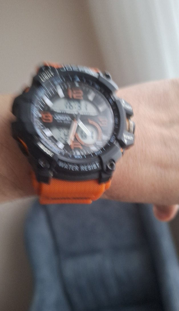 Turuncu Erkek Biker Spor Saat - Görsel 5