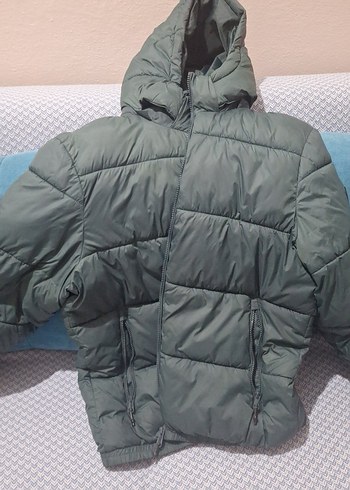 Yeşil renk erkek lc waikiki mont - Görsel 2