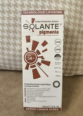 SOLANTE PİGMENTA GÜNEŞ KREMİ