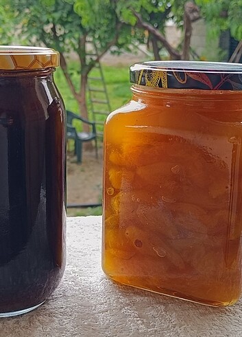 Kayısı reçeli ve Pekmez