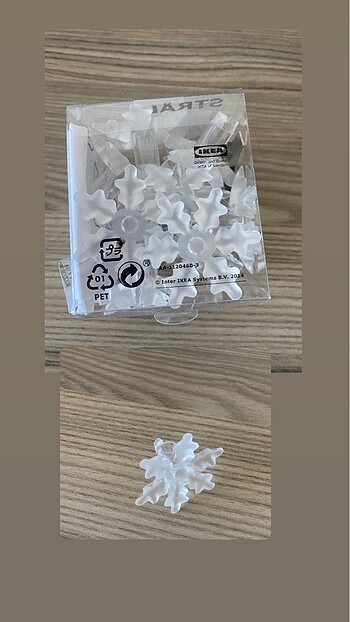 Ikea İkea led ışık ucu kartanesi şekilli