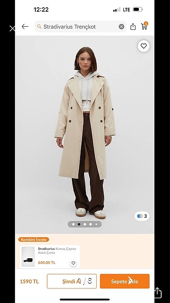 Stradivarius trençkot