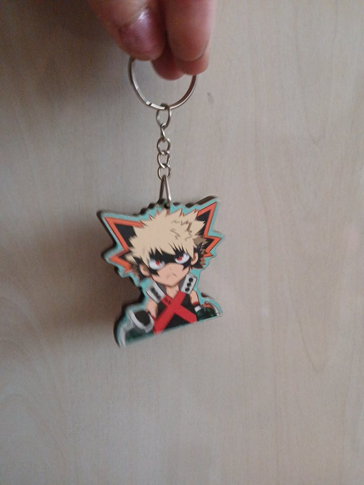 bakugo anime tahta Anahtarlık - Görsel 2