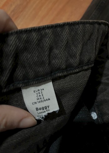 acı kahve baggy jean - Görsel 4