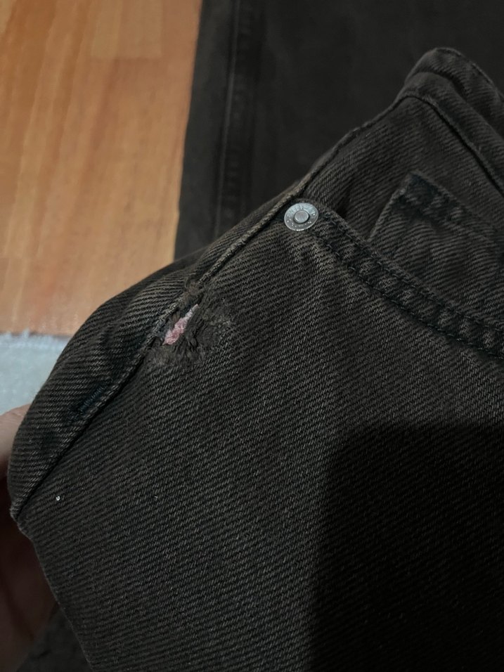 acı kahve baggy jean - Görsel 3