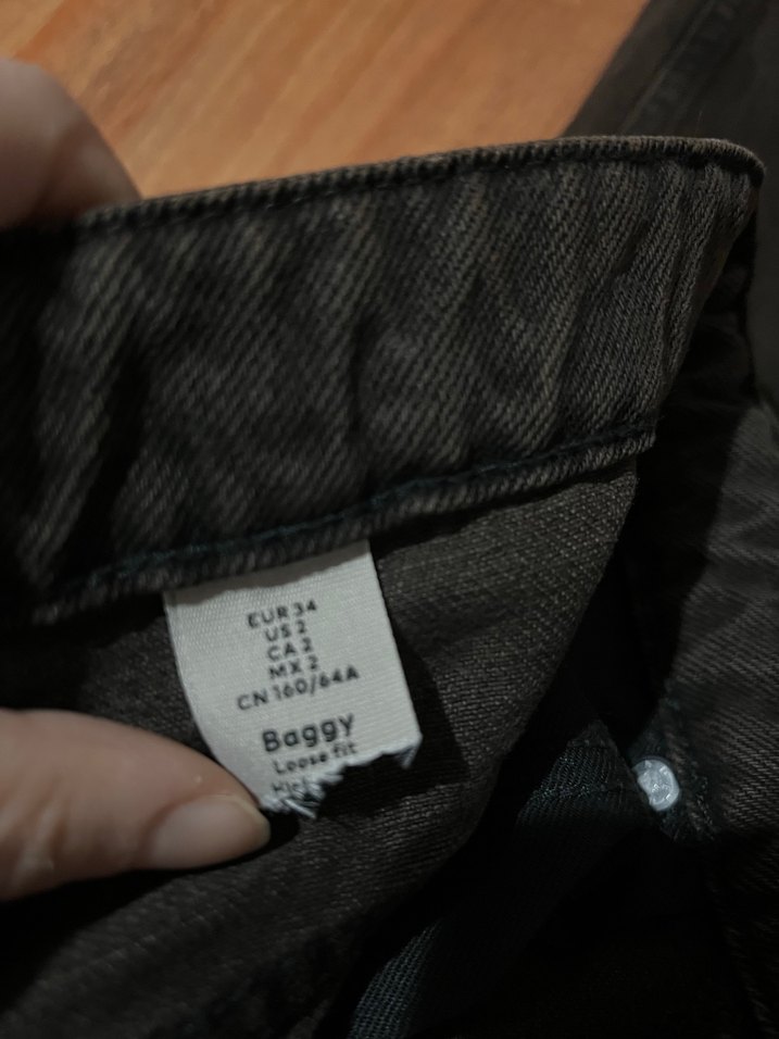 acı kahve baggy jean - Görsel 4