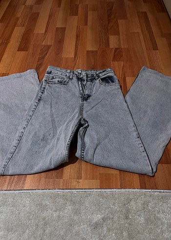 wide leg jean buz mavisi - Görsel 2