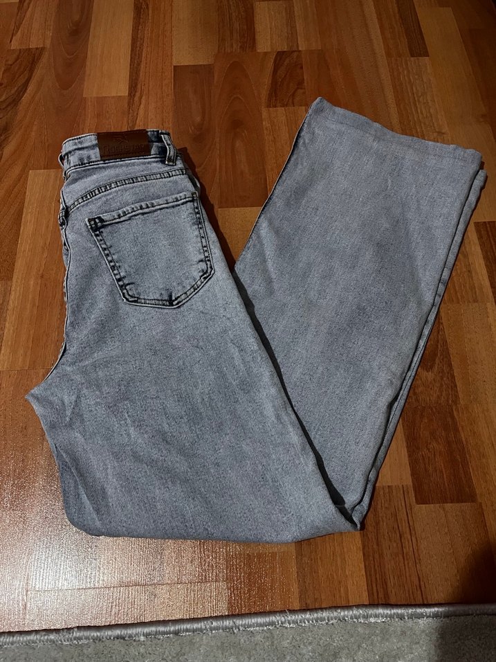 wide leg jean buz mavisi - Görsel 3