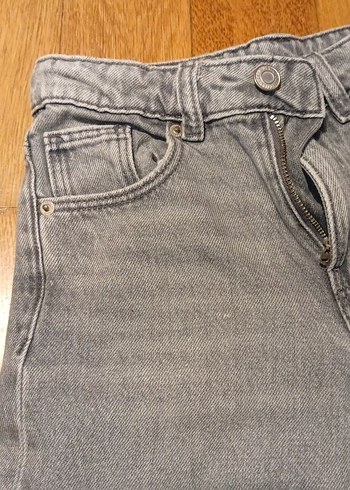 Zara Kız Çocuk Kot Pantolon Bol Paça - Görsel 2