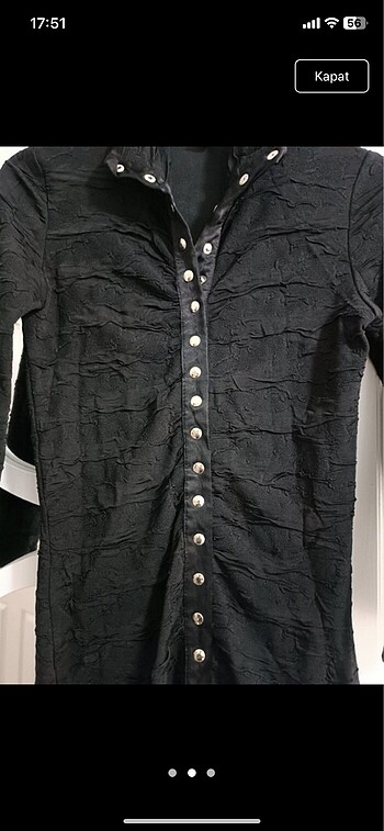 Zara Çıt çıtlı elbise