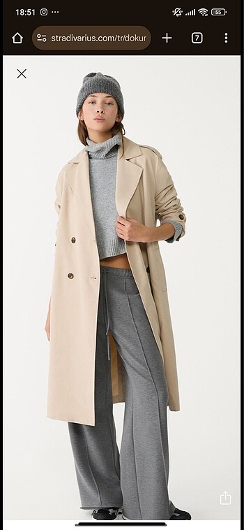 Stradivarius trençkot