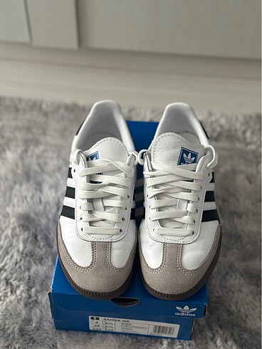 Adidas Samba OG Unisex Beyaz Ayakkabı - Görsel 7