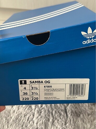 Adidas Samba OG Unisex Beyaz Ayakkabı - Görsel 9