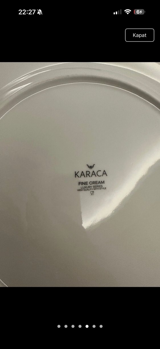 Karaca yemek takımı - Görsel 5