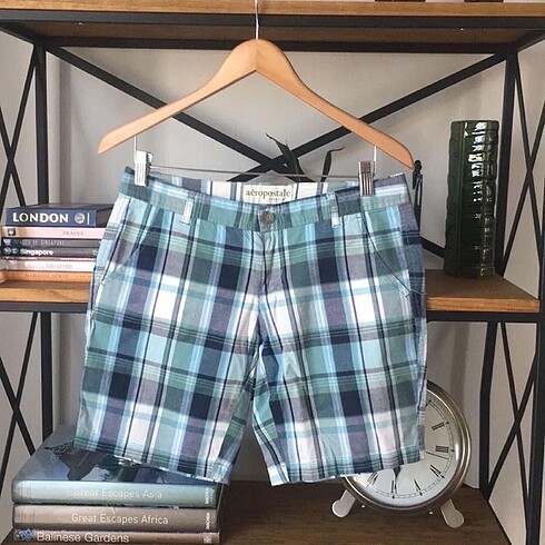 Aeropostale Ekoseli Bermuda Sort