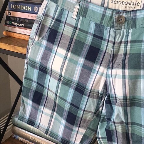 s Beden Aeropostale Ekoseli Bermuda Sort