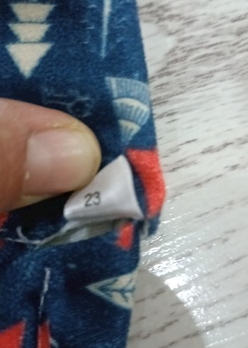 Renkli Bağlamalı Denim Erkek Bebek Patik - Görsel 4