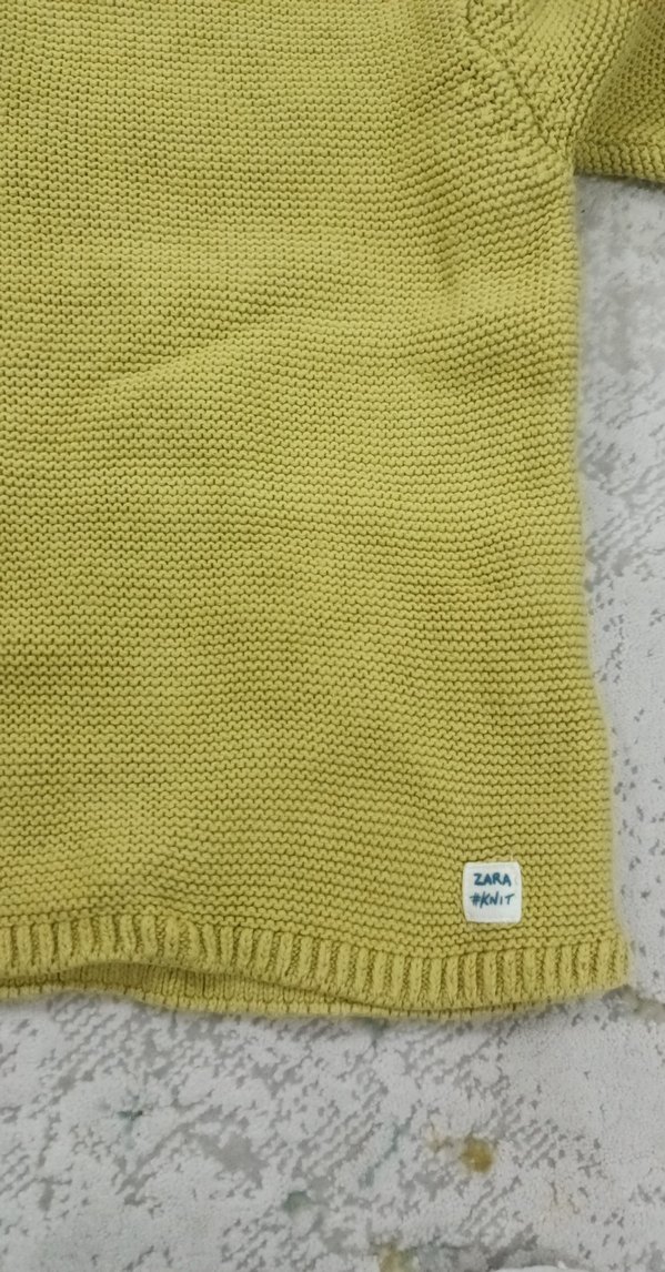 Sarı Erkek Çocuk Triko Kazak - Görsel 2