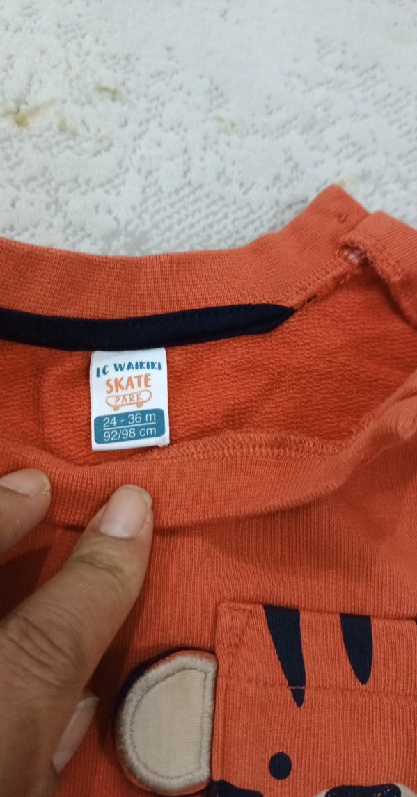 Kahverengi Erkek Çocuk Sweatshirt - Görsel 3