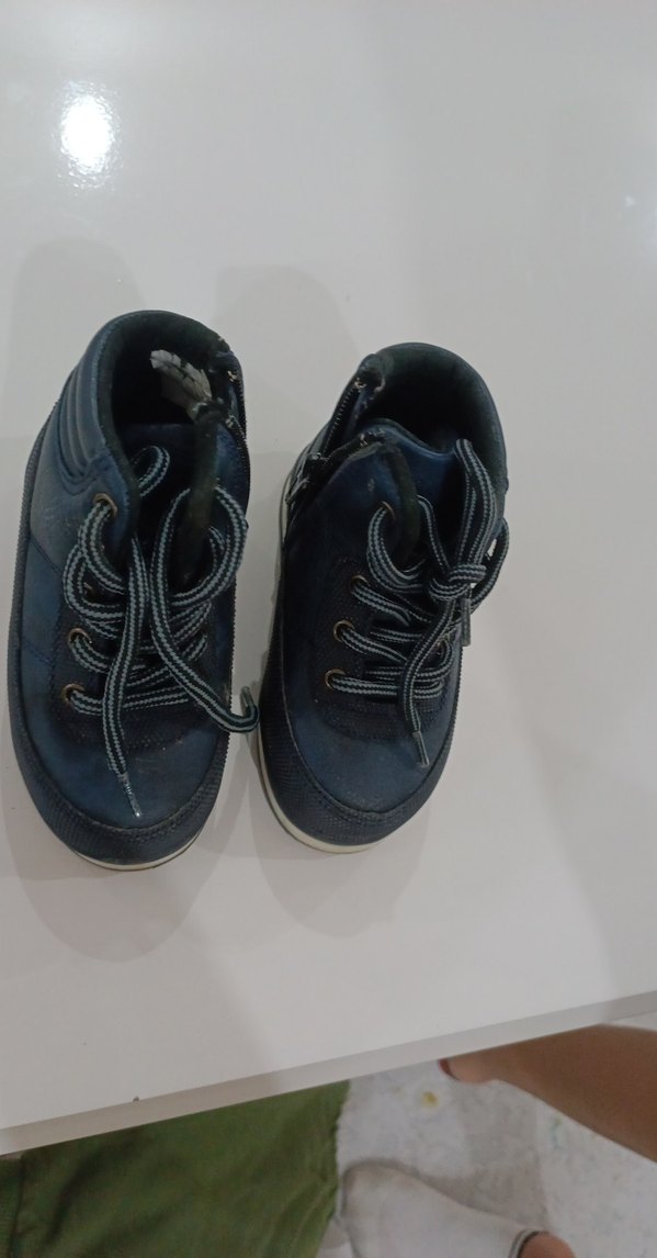 Mavi Erkek Çocuk Sokak Tarzı Botları - Görsel 2