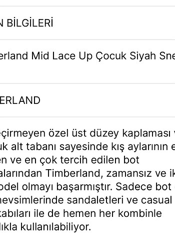 Timberland akıllı bağcıklı ayakkabı - Görsel 7