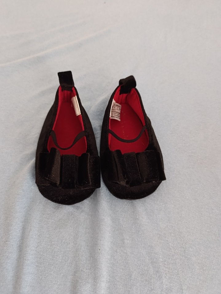 Kız Çocuk Siyah Gotik Babet Ayakkabı - Görsel 2