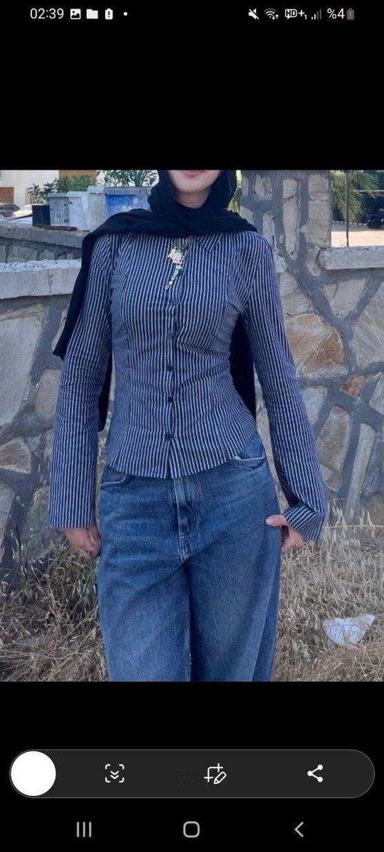 bele oturan gömlek - Görsel 2