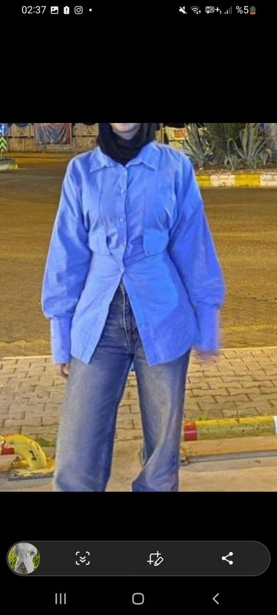 bele oturan gömlek - Görsel 3