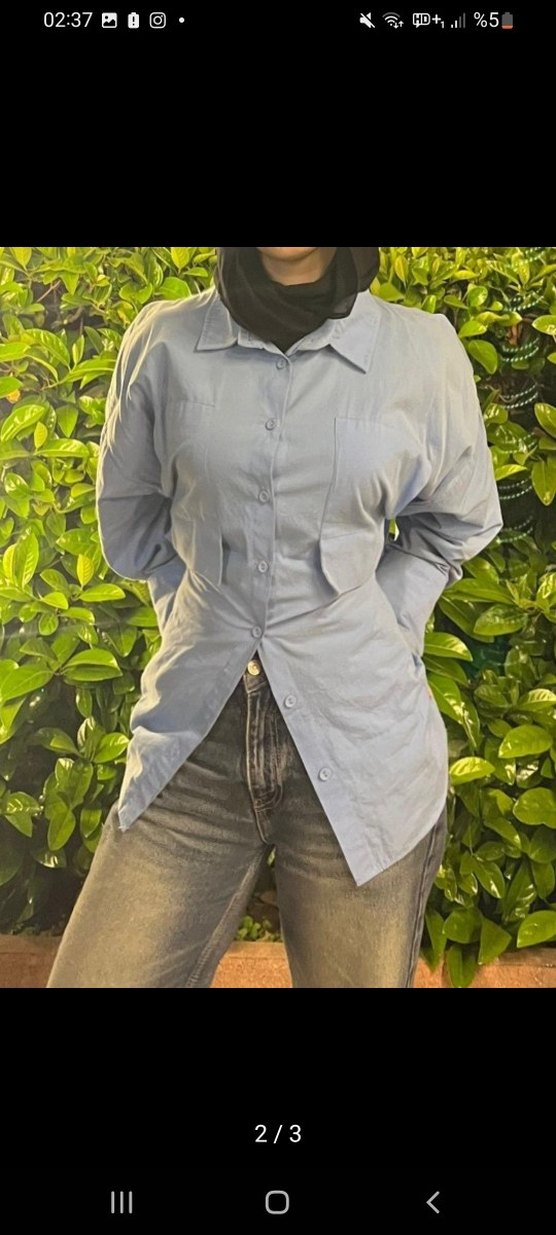bele oturan gömlek - Görsel 2