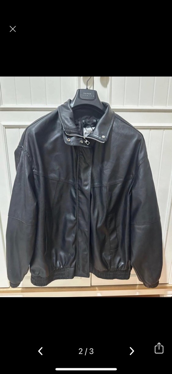 Bershka deri ceket - Görsel 2