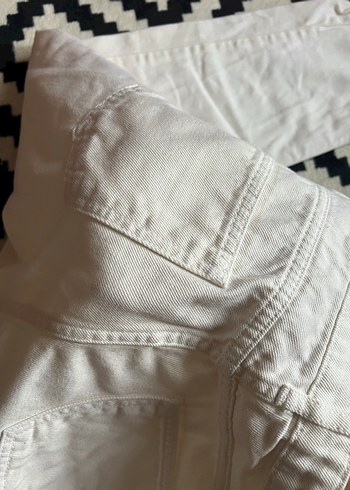 Beyaz Kadın Kot Pantolon - Görsel 4