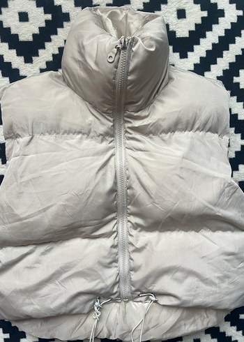 Yüksek Yakalı Kadın Şişme Yelek - Görsel 2