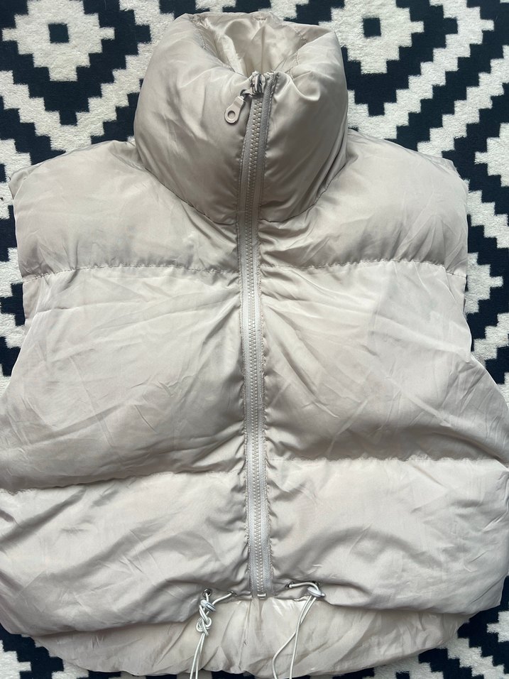 Yüksek Yakalı Kadın Şişme Yelek - Görsel 2