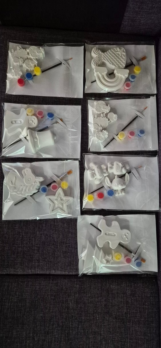 Beyaz Animasyon Figürleri Boyama Seti - Görsel 2