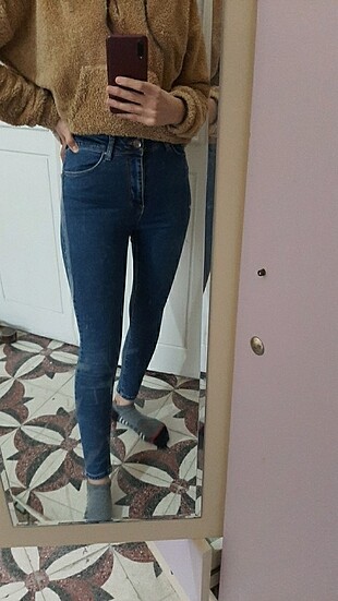 Mavi jean kot pantolon