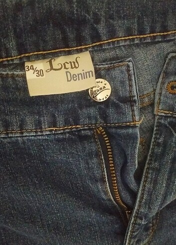 34 Beden mavi Renk temiz kot pantolon