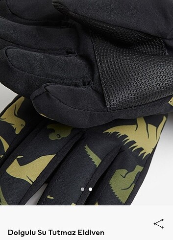 H&M dolgulu su tutmaz eldiven - Görsel 2