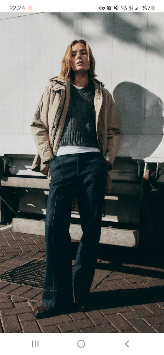 Su geçirmez kapitone kapüşonlu mont - Görsel 3