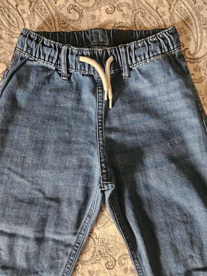 Erkek Çocuk Lacivert Elastik Bel Denim Pantolon - Görsel 2
