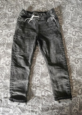 H&M Çift katlı Denim Pantolon - Görsel 2