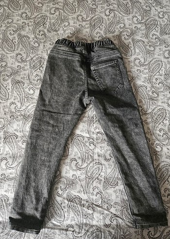 H&M Çift katlı Denim Pantolon - Görsel 3
