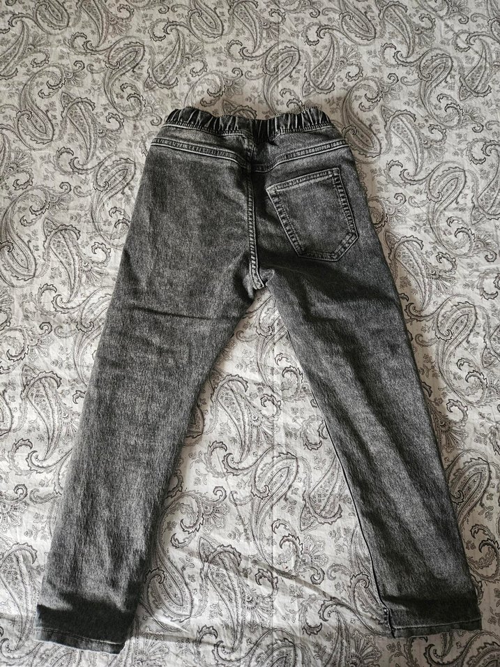 H&M Çift katlı Denim Pantolon - Görsel 3