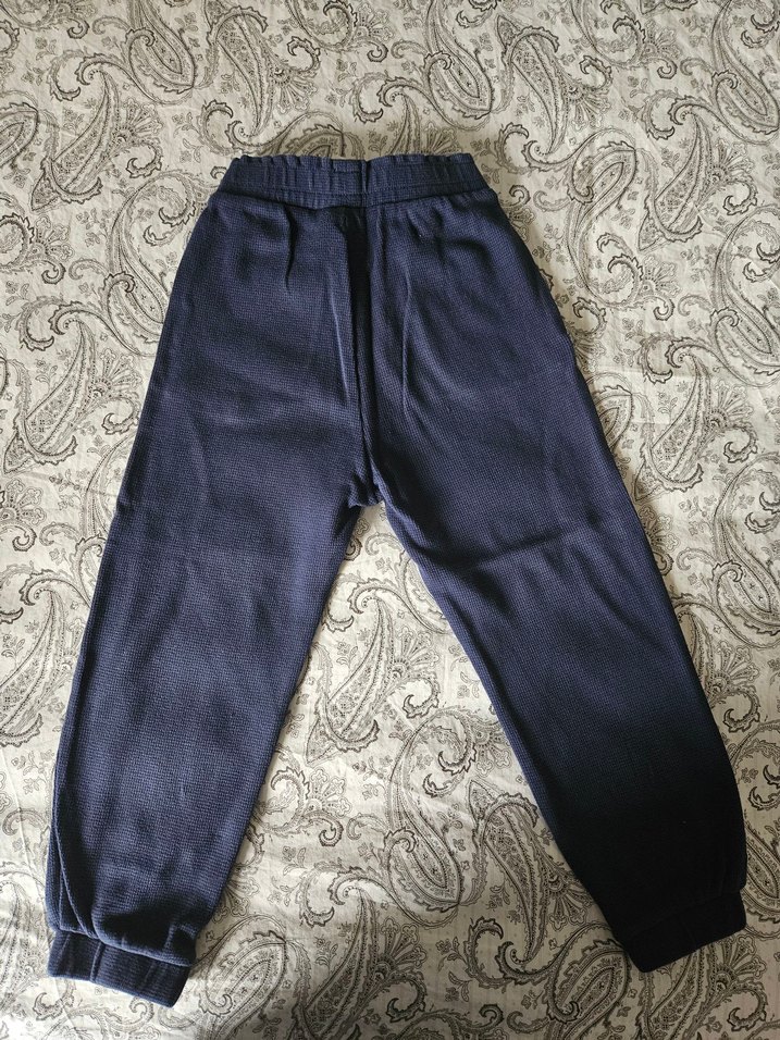 Erkek Gri Rahat Kesim Fermuarlı Eşofman Altı - Görsel 3