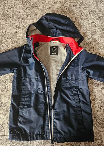 H&M Fermuarlı Lacivert Yağmurluk - Görsel 2