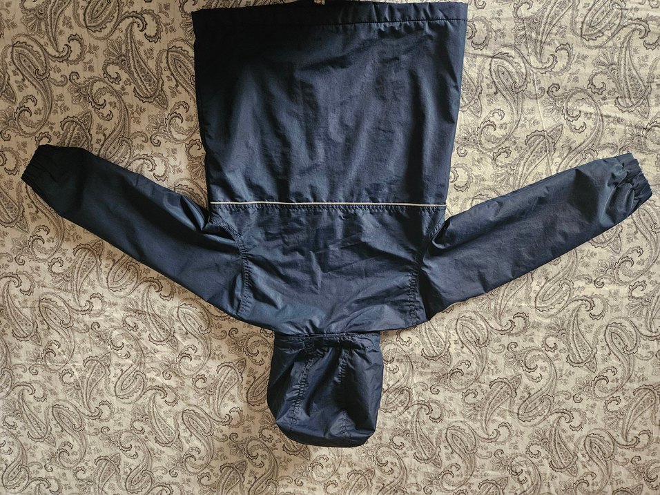 H&M Fermuarlı Lacivert Yağmurluk - Görsel 5