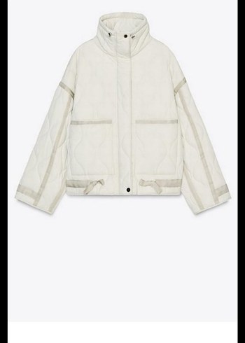 Zara Woman Collection su geçirmez şişme mont - Görsel 6