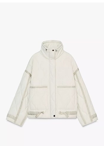 Zara Woman Collection su geçirmez şişme mont - Görsel 2