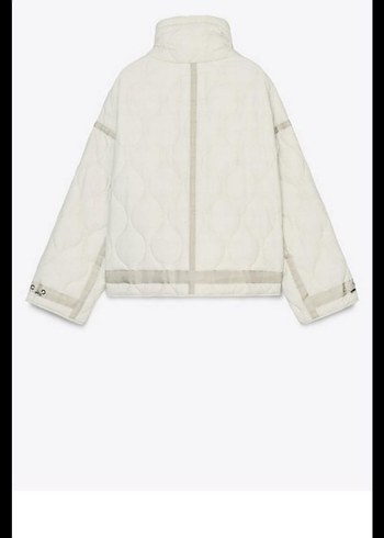 Zara Woman Collection su geçirmez şişme mont - Görsel 7