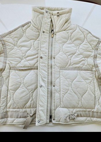 Zara Woman Collection su geçirmez şişme mont - Görsel 14