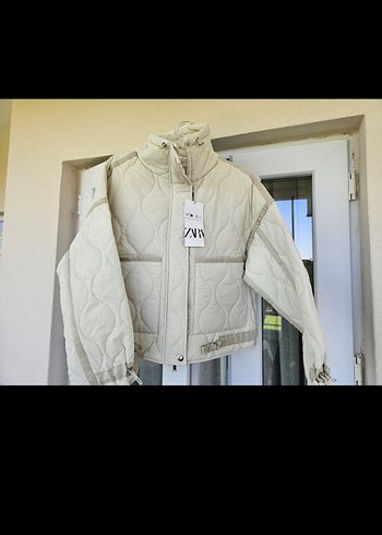 Zara Woman Collection su geçirmez şişme mont - Görsel 10